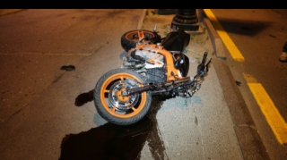 Bakıda ahıl kişini motosiklet vurdu