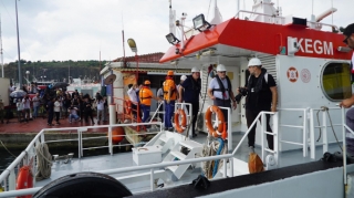 Odessadan gələn gəminin İstanbulda yoxlanılmasına başlanılıb - FOTO 