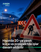 Bakıda 40 küçə və prospektdə yolların təmir işləri başa çatdırılıb   - FOTO