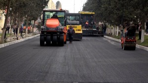 Xırdalanda Nizami Gəncəvi küçəsinin təmiri yekunlaşır - FOTO