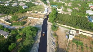 Göyçayda 7.5 km-lik yol təkmilləşdirilir - FOTO