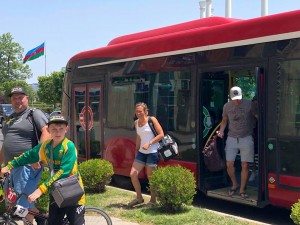 Bakıda pulsuz ekspress marşrutu açılıb - FOTO