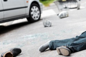 Bakıda kişini maşın vurub