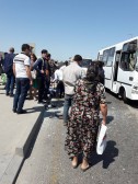 İki sərnişin avtobusu toqquşdu: yaralananlar var - FOTO