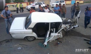 Lənkəranda dəhşətli qəza - 7 nəfər yaralandı - FOTO-VİDEO