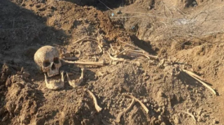 Şuşakənddə insan sümüyünə bənzər qalıqlar aşkarlandı 