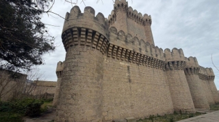 Böyük Mərdəkan qəsrində çökmə – FOTOLAR 