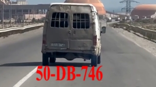 Ləngər vuran "Qazel"  yolda təhlükə yaratdı  - VİDEO