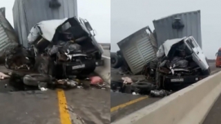 На трассе Баку - Астара столкнулись два грузовика: есть погибший - ОБНОВЛЕНО  - ФОТО - ВИДЕО