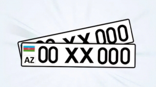 В Азербайджане в новых автомобильных номерах не будет использоваться дефис 
