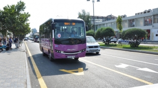 Azərbaycanda bu marşrut sürücüləri işə çıxmaqdan imtina ediblər  - VİDEO