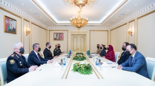 Vilayət Eyvazov Pakistanın müdafiə istehsalı nazirini qəbul edib