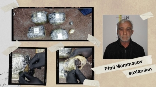 Keçmiş məhkum 5 kq narkotiklə tutuldu - VİDEO 