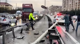 На дороге Баку - Сумгайыт произошло тяжелое ДТП - ВИДЕО