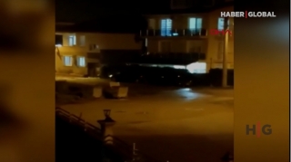 Həyat yoldaşının heyfini qaynının maşınından çıxdı  - VİDEO