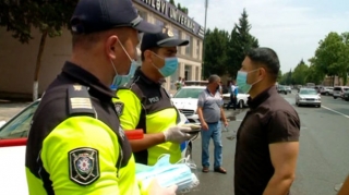 Ağstafa sakinlərinə tibbi maska paylandı - FOTO 
