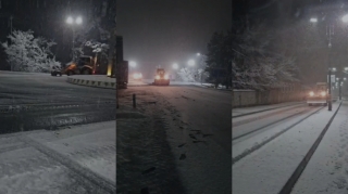 Azərbaycanın şimal-qərb bölgəsinə güclü qar yağır - VİDEO