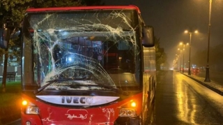 “Bakubus”  MMC-yə məxsus avtobuslar qəzaya uğrayıb   - FOTO