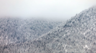 Şahdağa qar yağıb - FAKTİKİ HAVA 