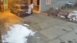 Ağsuda baş verən zəlzələnin - VİDEOsu