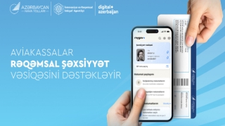 Naxçıvana aviabiletləri rəqəmsal şəxsiyyət vəsiqəsi ilə almaq mümkün olacaq - FOTO