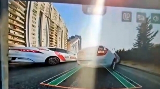 Bakıda taksi sürücüsünün təhlükəli hərəkətləri - VİDEO 