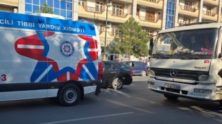 Naxçıvanda yük avtomobili iki piyadanı vurub - FOTO 