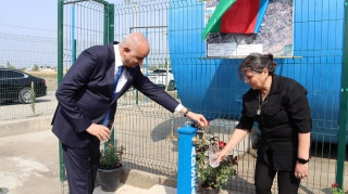 ADSEA Güloğlular sakinlərini içməli su ilə təmin etdi - FOTO