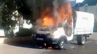 Tərtərdə "QAZel" yanıb - VİDEO 