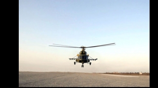 Helikopterlərlə uçuş məşqləri keçirilib - VİDEO 