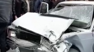Salyanda yol qəzası olub, xəsarət alanlar var   - FOTO