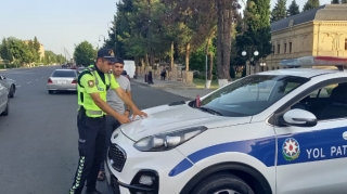 Balakəndə qaydaları pozan sürücülər cərimələnib   - FOTO