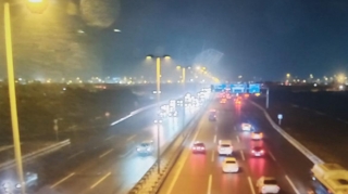 Aeroport yolunda sürət həddi endirildi 