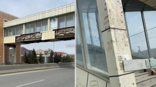 Paytaxtda insanların həyatını təhlükəyə atan keçid bağlandı - Tezliklə qərar veriləcək - VİDEO 