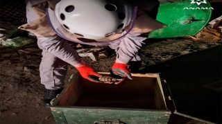 Qazaxda qumbara aşkarlandı 