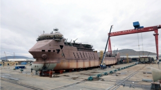 Строительство третьего парома RoPax для ASCO в Баку вышло на завершающую стадию 