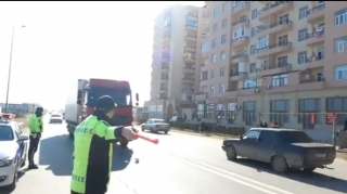 Sabunçu DYP reyd keçirdi:  yük maşınları, piyadalar, dayanma-durma...  - VİDEO