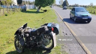 Zaqatalada qəza: ər-arvad xəsarət aldı - FOTO