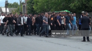 Azov dənizində dron hücumunda həlak olan Məhəmməd Əliyev Zaqatalada dəfn olunub - FOTO 