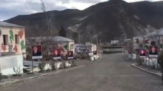 Şəhidlərin fotoları Suqovuşanda  - VİDEO