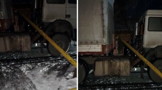 Yük maşını qaz xəttinə çırpıldı - 2920 abonent qazsız qaldı - FOTO 