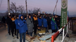 Акция на дороге Ханкенди - Лачын продолжается 19-й день   - ФОТО