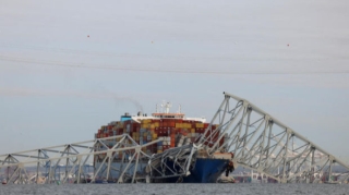 ABŞ-də uçan körpünün peykdən çəkilmiş şəkli yayılıb - FOTO 