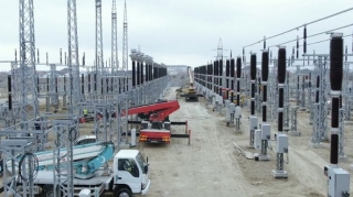 Bakıda yeni elektrik yarımstansiyası tikilir  - FOTO - VİDEO