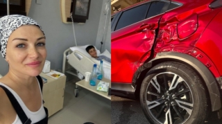 Oğlu xəstəxanalıq oldu,  özü avtomobil qəzası keçirtdi - FOTO 