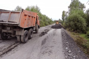 Zaqatalada 7 yaşayış məntəqəsini birləşdirən avtomobil yolu yenidən qurulur - FOTO