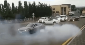 Qusarda toyda "avtoşluq" edən sürücü tutuldu - VIDEO