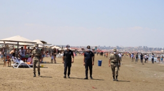 Çimərliklərdə nəzarət tədbirləri həyata keçirilir  - FOTO