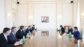 Prezident Xorvatiya parlamentinin nümayəndə heyətini qəbul etdi - FOTO