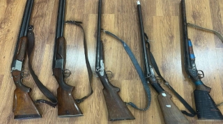 Xaçmazda sənədsiz silahlar polisə təhvil verilib  - FOTO